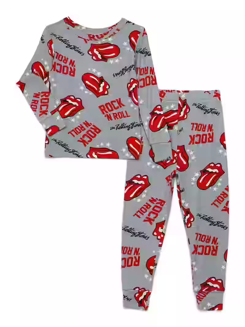 Character Toddler Viscose Unisex 2-Piece Pajama Set, Sizes 12M-5T | Walmart (US)