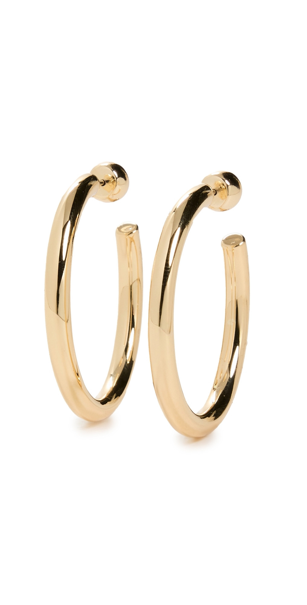 Gorjana Carter Hoops Gold One Size | Shopbop