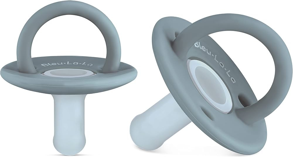Lulababe Paci with Standard Avent Hospital Nipple - Set of Soft Silicone Two Tone Pacifier for In... | Amazon (US)