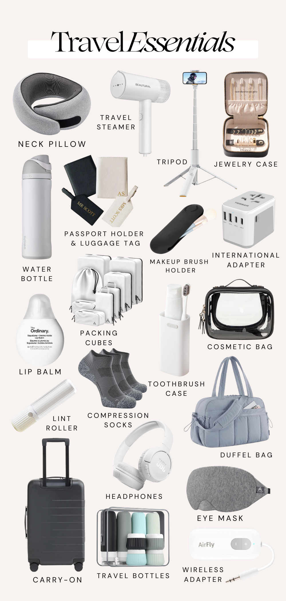 Planning your next trip? Make it stress-free with these 20 must-have travel essentials! 

 #LTKTravel