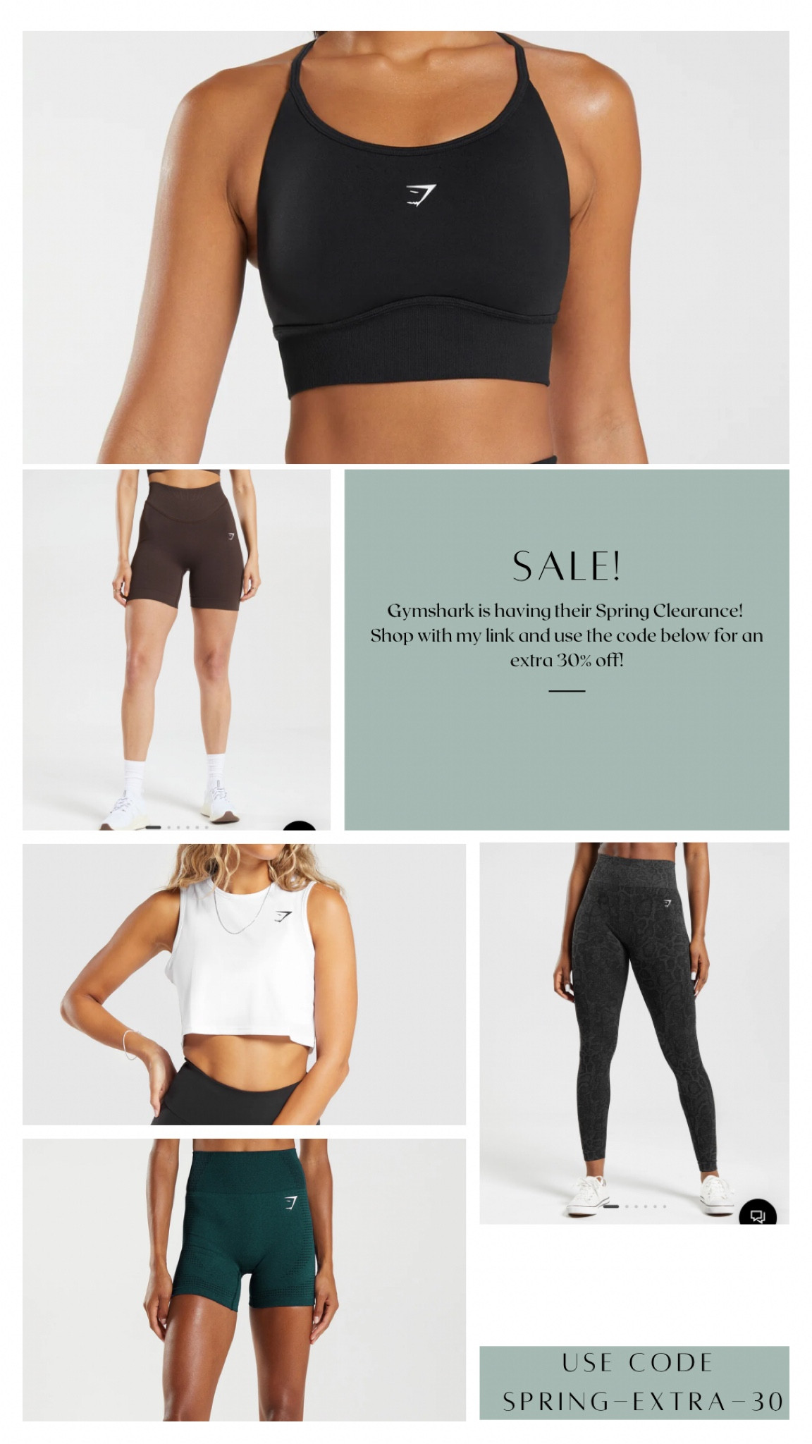 Gymshark is having their Spring Clearance sale! Gymshark is the BEST quality gym clothes for the money! (And I have tried it all.) Get and extra 30% off with code ‘Spring-Extra-30'

#LTKsalealert #LTKfitness #LTKfindsunder50
