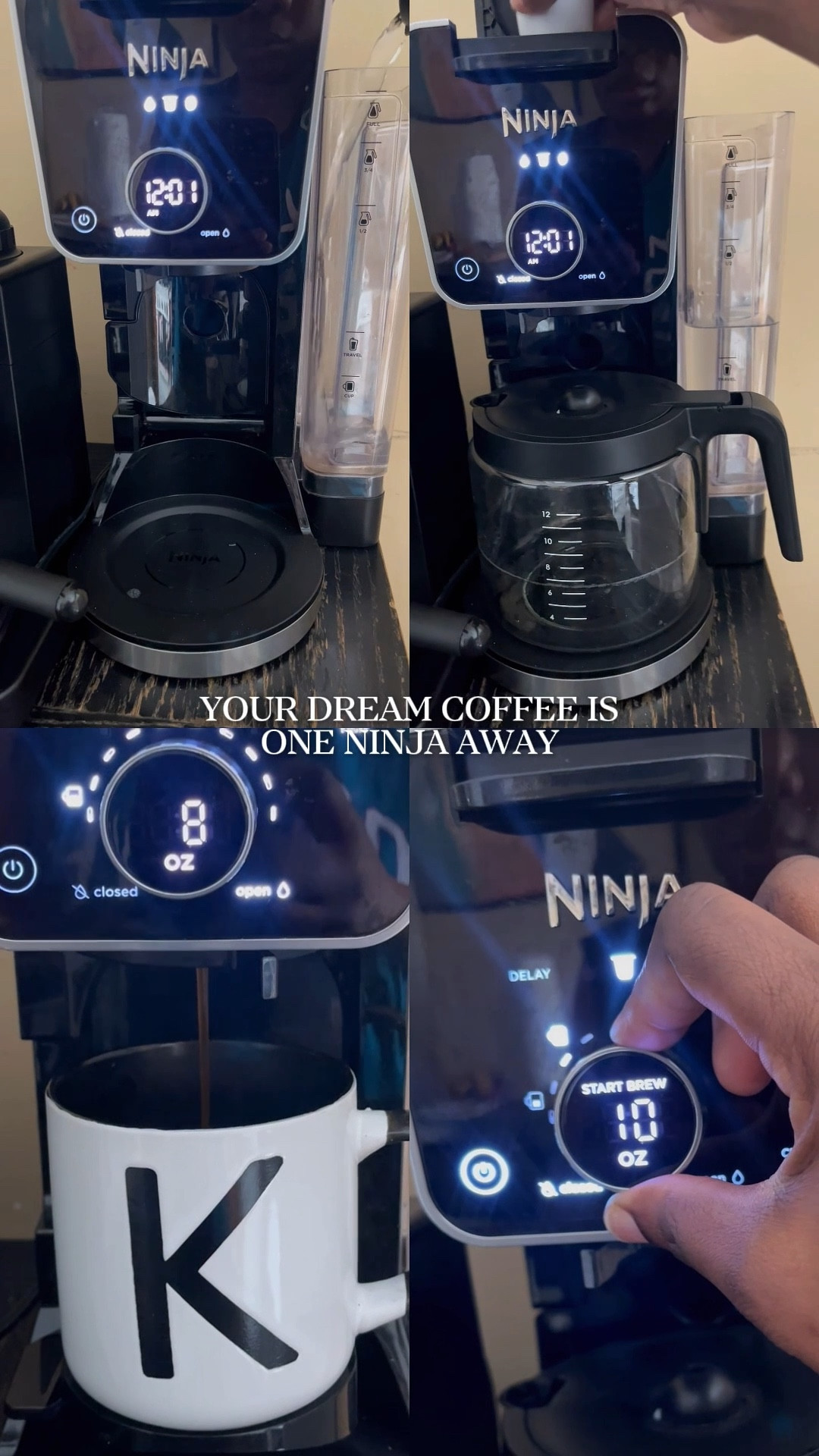 The Ninja DualBrew Pro Coffee Machine provides an all-in-one convenience for brewed, espresso, and pods. My favorite feature is the frother that eliminates the need for an additional appliance, and the additional space for your cup that will reduce spillage. 

If you love coffee and need a convenient machine that does it all, then this is for you. Bonus, the price isn’t too bad either. 
Let me know what are some of the things you look for when buying a coffee machine. 

#LTKdayinmylife #LTKvlog #LTKSaleAlert