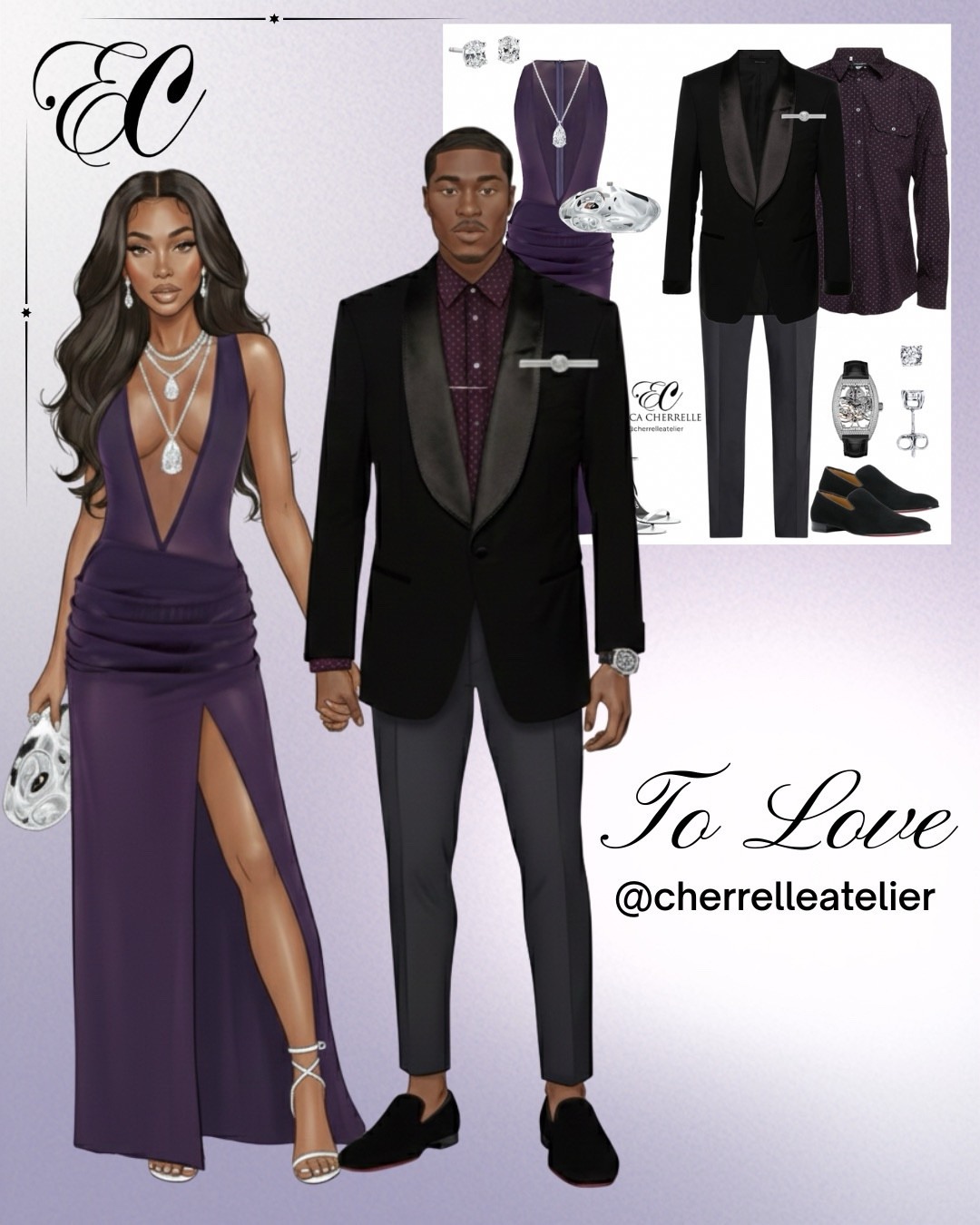 His & hers Valentine’s Day date night, styled to perfection: rich plum tones, sharp tailoring, and just the right amount of shine. Whether it’s dinner reservations or a candlelit moment, this look says effort was made.

Want to recreate this vibe for your own date night?
Tap the link in my bio for direct product links and let me do the styling for you.
Because looking good together is the ultimate love language. ♠️🍷

#valentinesdaystyle #HisAndHersLooks #CoupleStyle #DateNightFit #ericacherrelle

#LTKdayinmylife #LTKootd #LTKValentine