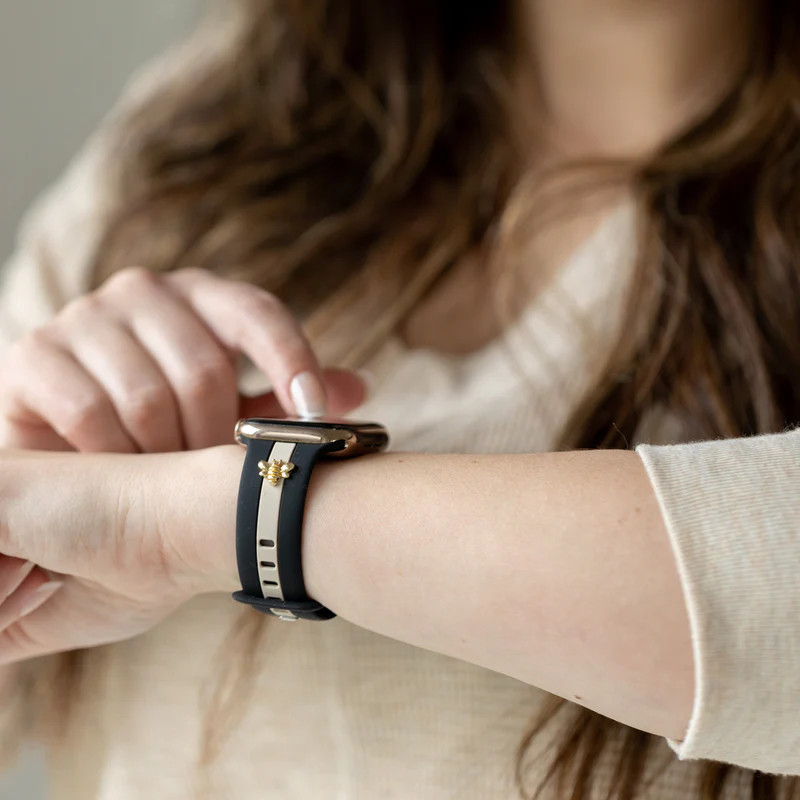 Honey Bee Me Black and Nude Sand Apple Band | StrawberryAvocados