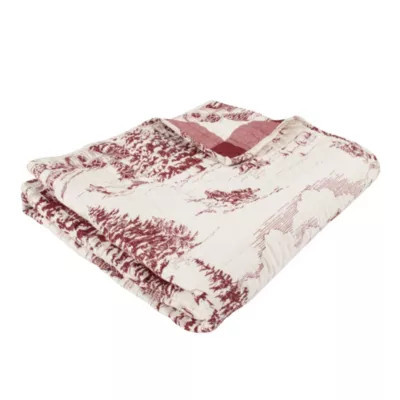 Levtex Home Winter Sleigh Ride Red Quilted Throw | Belk
