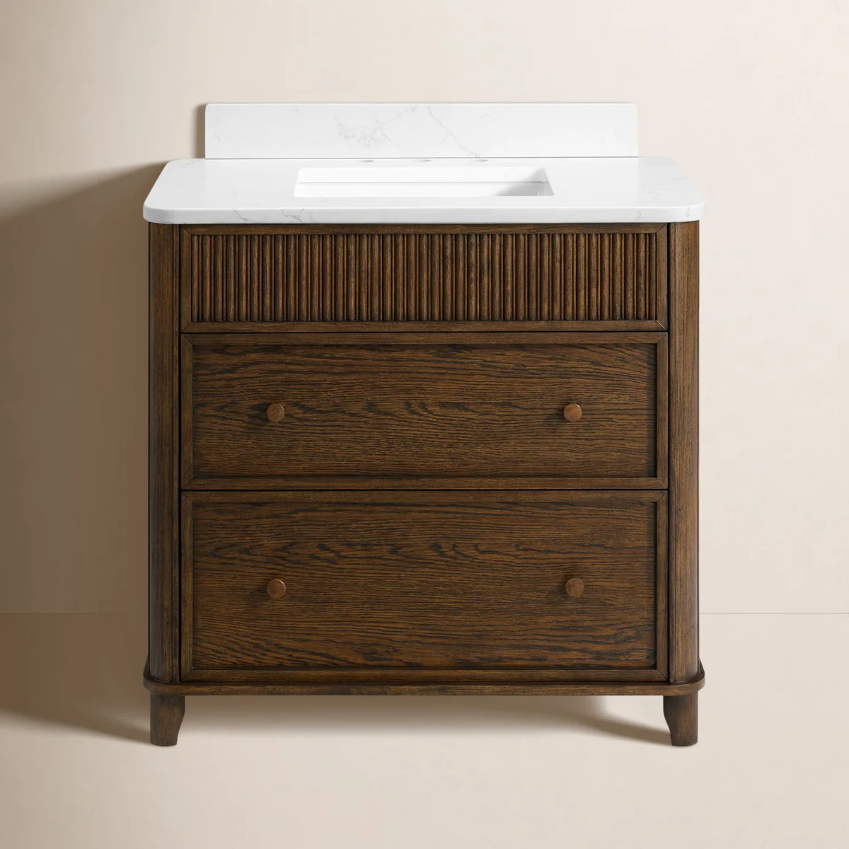 36" Kennedy Bathroom Vanity with Statuario Quartz CountertopByBirch Lane™4.8Rated 4.8 out of 5 ... | Wayfair North America