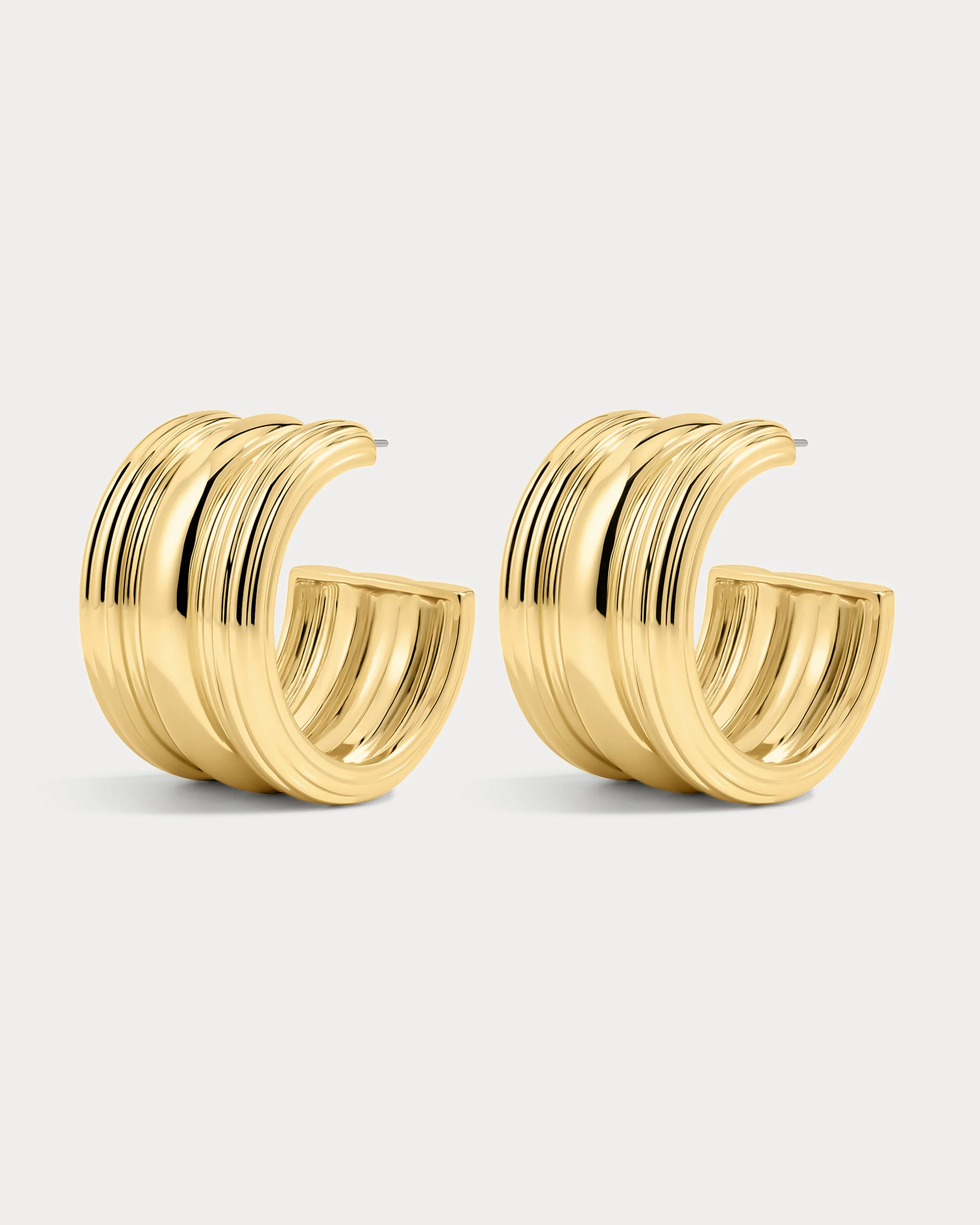 The Canyon Hoops-Gold | Luv Aj Inc.