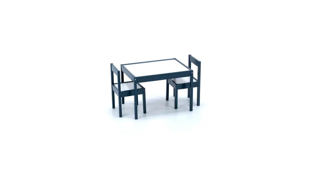 Mainstays Kids 3-Piece Table and Chair Set, Orion Blue | Walmart (US)