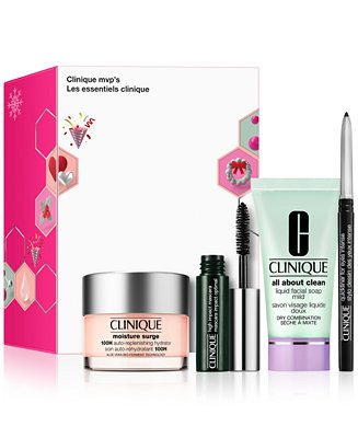 Clinique 4-Pc. MVPs Skincare & Makeup Set & Reviews - Makeup - Beauty - Macy's | Macys (US)