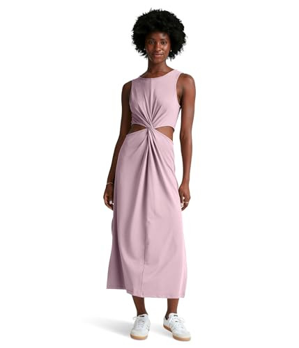 Beyond Yoga, Women's, Around The World Front Twist Dress, Blush Blooms, Medium | Amazon (US)
