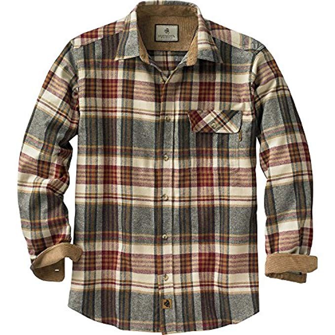 Legendary Whitetails Men's Buck Camp Flannel Shirt | Amazon (US)