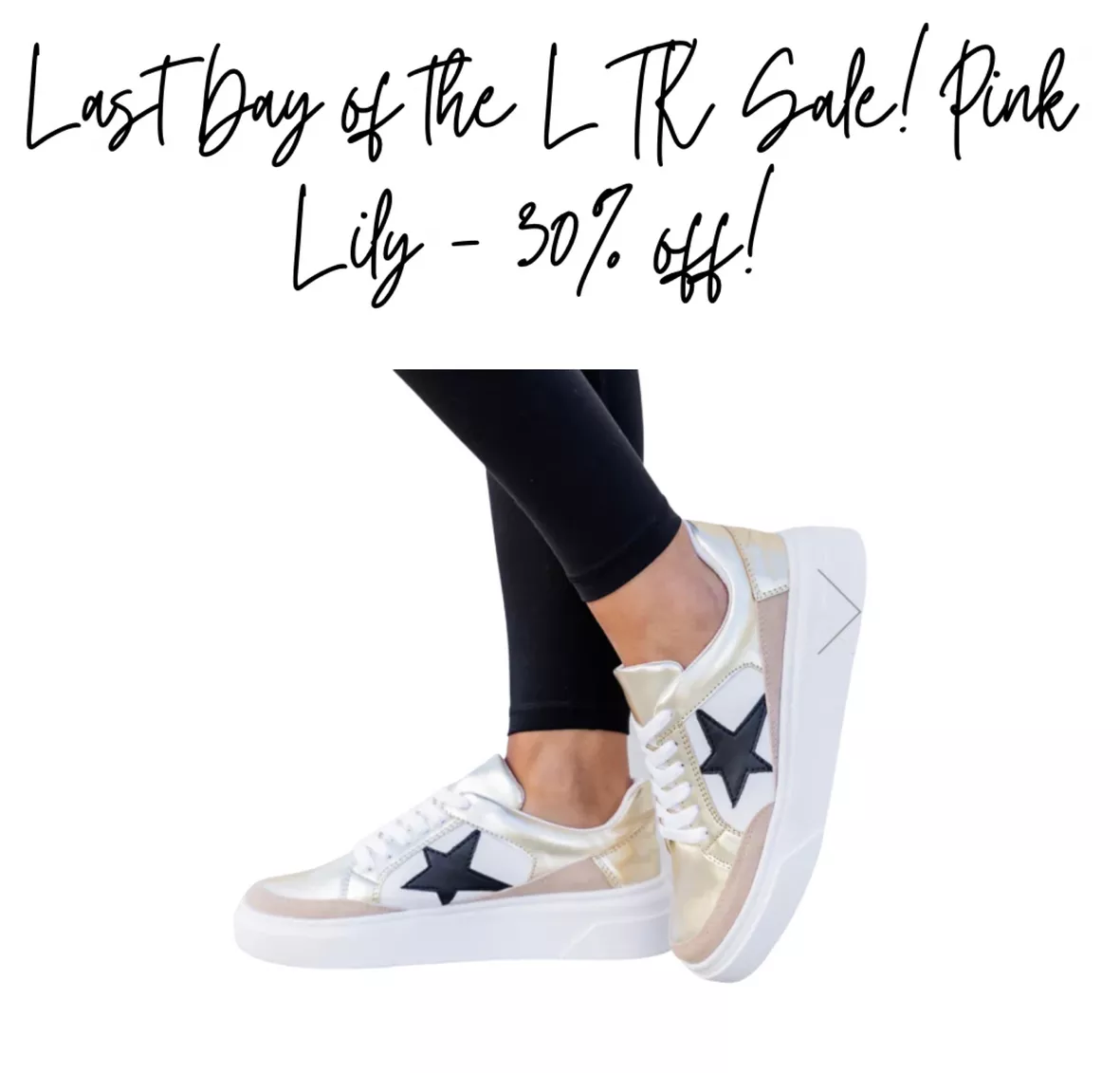 Cleo Gold And Black Star Sneakers … curated on LTK