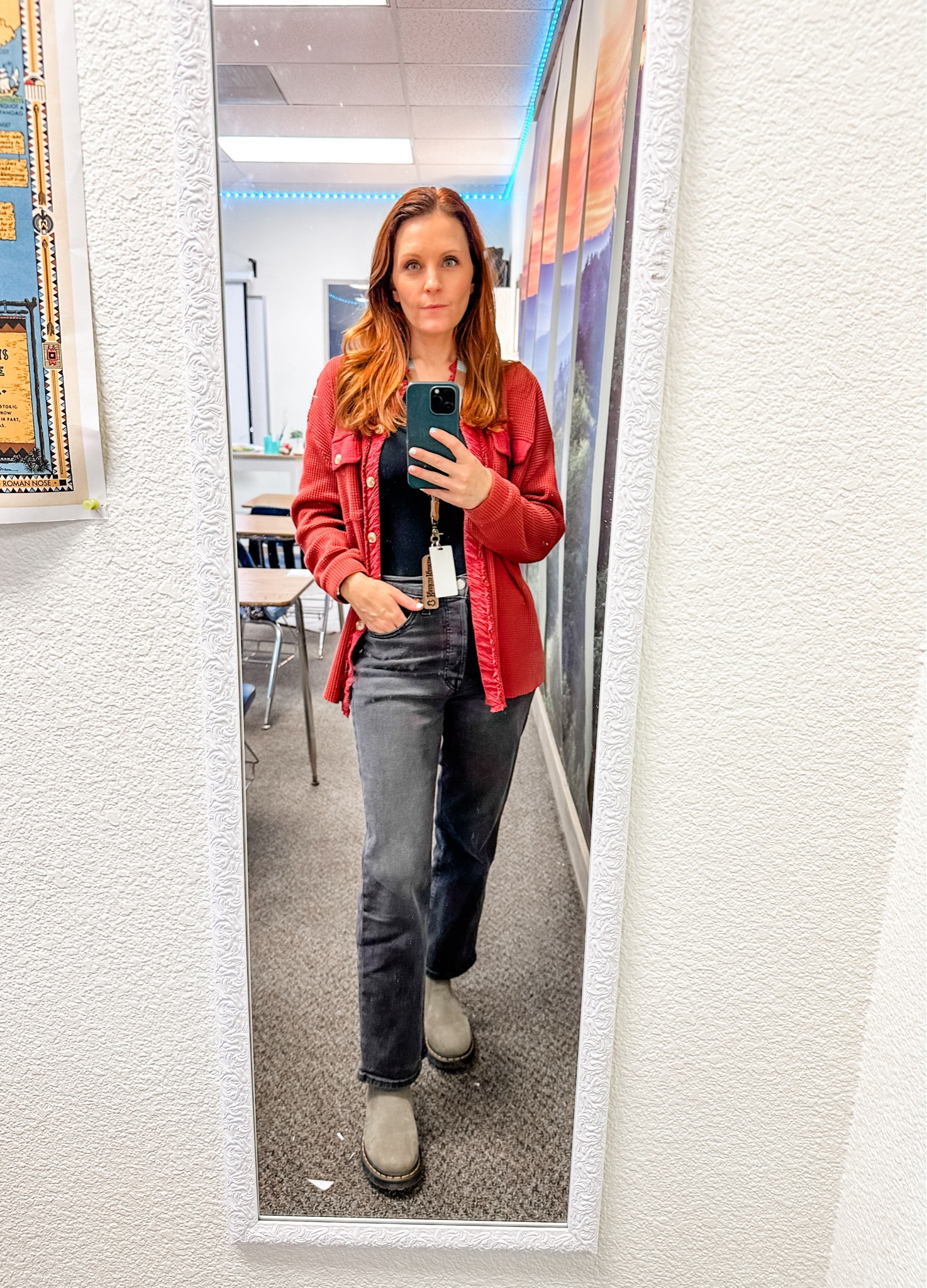 Waffle Shirt: Small
Bodysuit: Small
Levi Ribcage Jeans: 27
Dr. Martens: Nickel Grey
5’3

Teacher Outfit
Teacher ootd
Work Wear
Outdoor Style
Granola Girl Aesthetic

#LTKfindsunder50 #LTKtravel #LTKworkwear