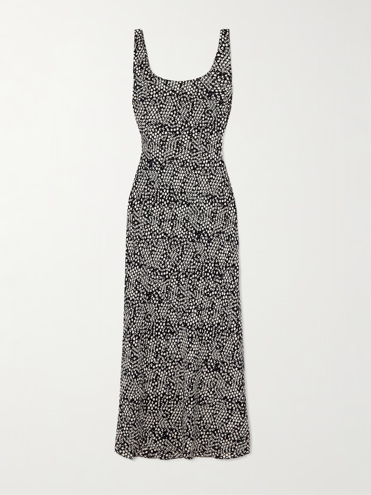 Matteau - Printed Silk-crepe Maxi Dress - Black - 4 | NET-A-PORTER APAC