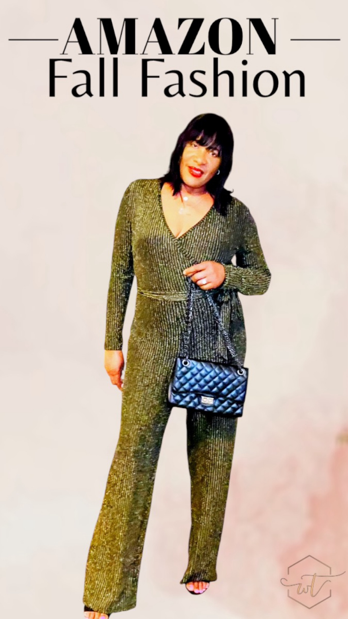 Women's Fall Wide Leg Jumpsuits. ✨ Click on the “Shop  OOTD collage” collections on my LTK to shop.  Follow me @winsometaylorlifestyle for daily shopping trips and styling tips! Seasonal, home, home decor, decor, kitchen, beauty, fashion, winter,  valentines, spring, Easter, summer, fall!  Have an amazing day. xo💋  #paidpartnership #ootd #fashion 

#LTKFallSale #LTKMidsize #LTKStyleTip