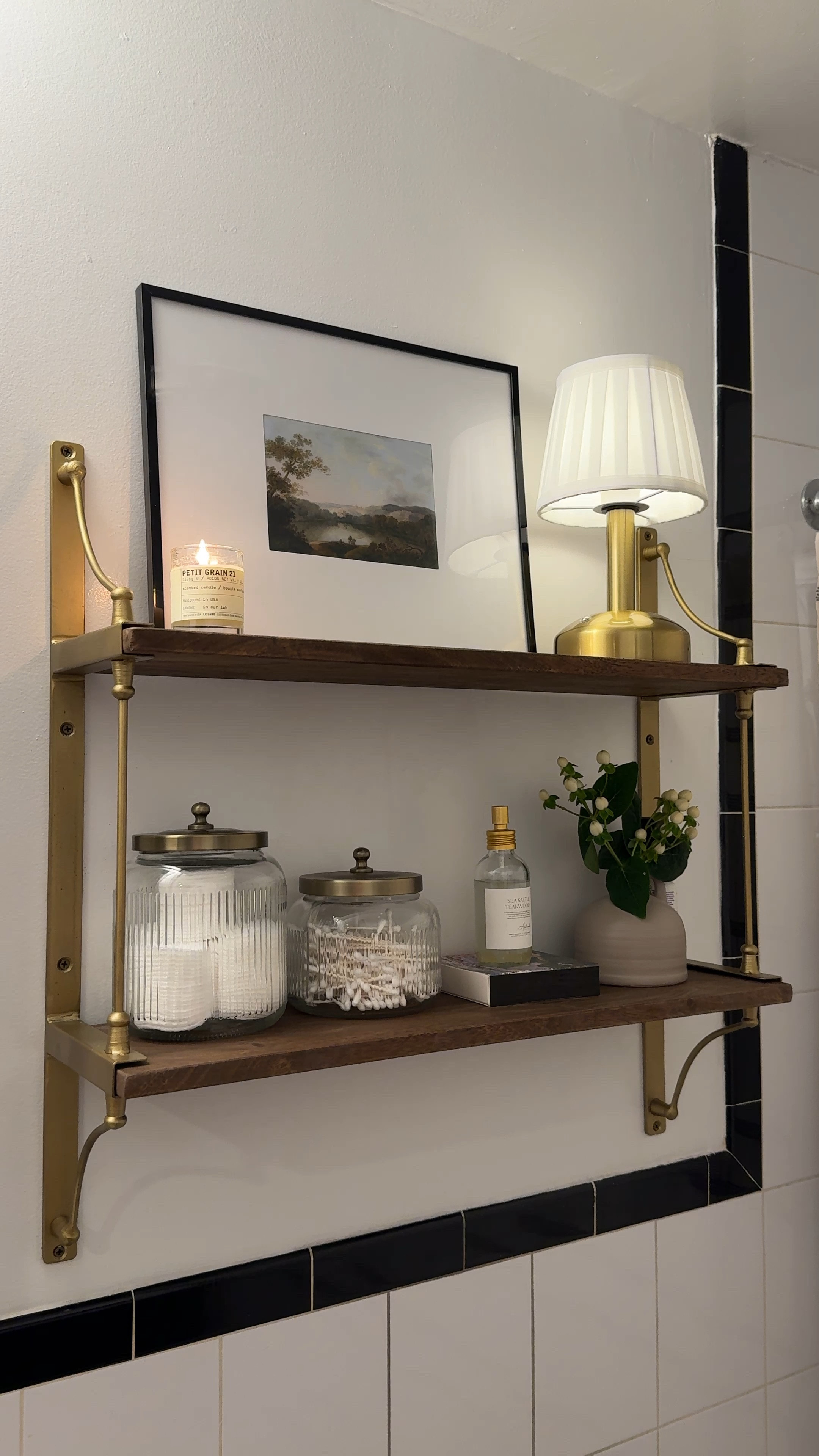 Linking our bathroom storage shelf and decor items #bathroom #homedecor

#LTKHome