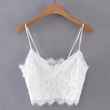 Lace Crop Cami Top | SHEIN