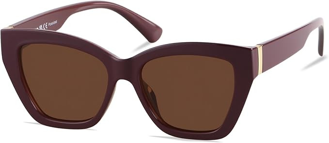 ANDWOOD Trendy Cute Cat Eye Polarized Sunglasses for Women Fashion Cateye Sunnies Lentes de sol p... | Amazon (US)