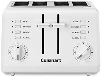 Amazon.com: Cuisinart CPT-142P1 4-Slice Compact Plastic Toaster, White: Home & Kitchen | Amazon (US)