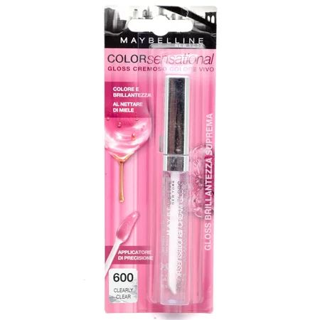 Maybelline Color Sensational Gloss Cream for Lips 600 Clear Italian Package 6.8 ml | Walmart (US)
