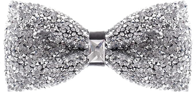 Rhinestone Bow Ties for Men - Pre Tied Sequin Bowties with Adjustable Length - Huge Variety Color... | Amazon (US)