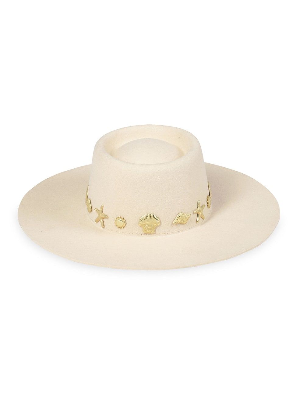 Lack of Color Seaside Wool Wide-Brim Boater Hat | Saks Fifth Avenue