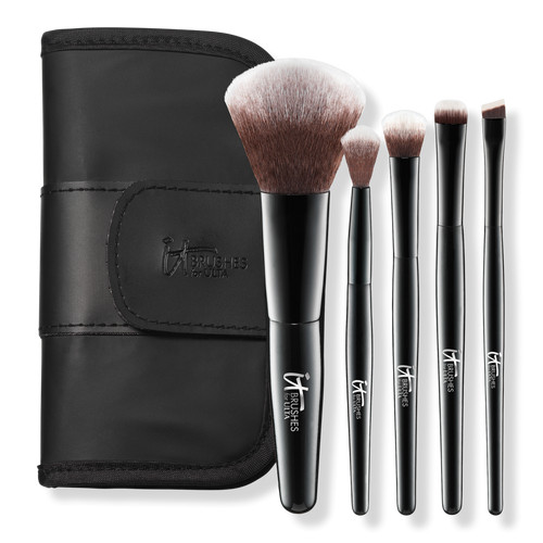 IT Brushes For ULTA Your Face & Eye Essentials Mini 5 Pc Travel Brush Set | Ulta