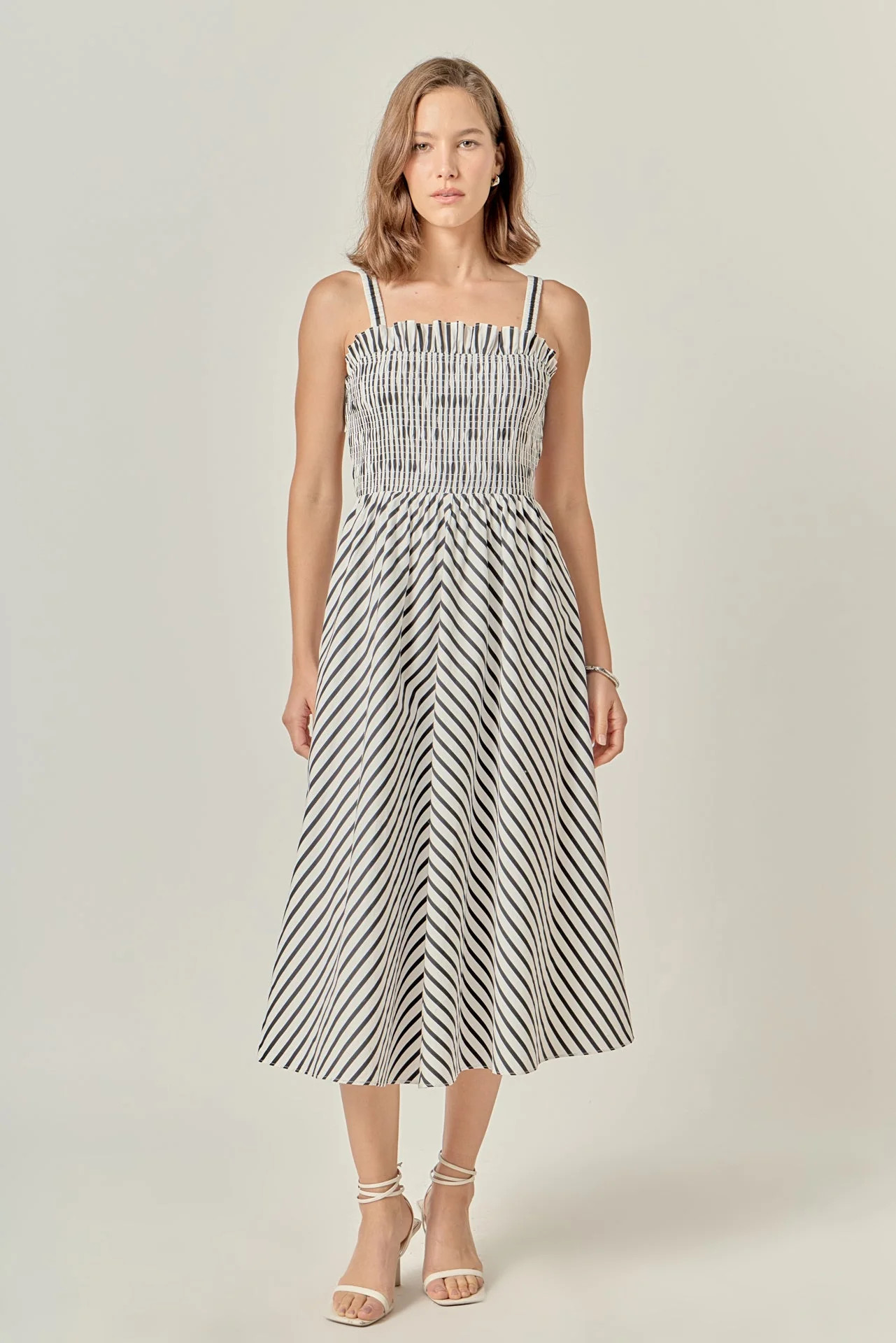 Striped Smocked Dress | OBJECTRARE