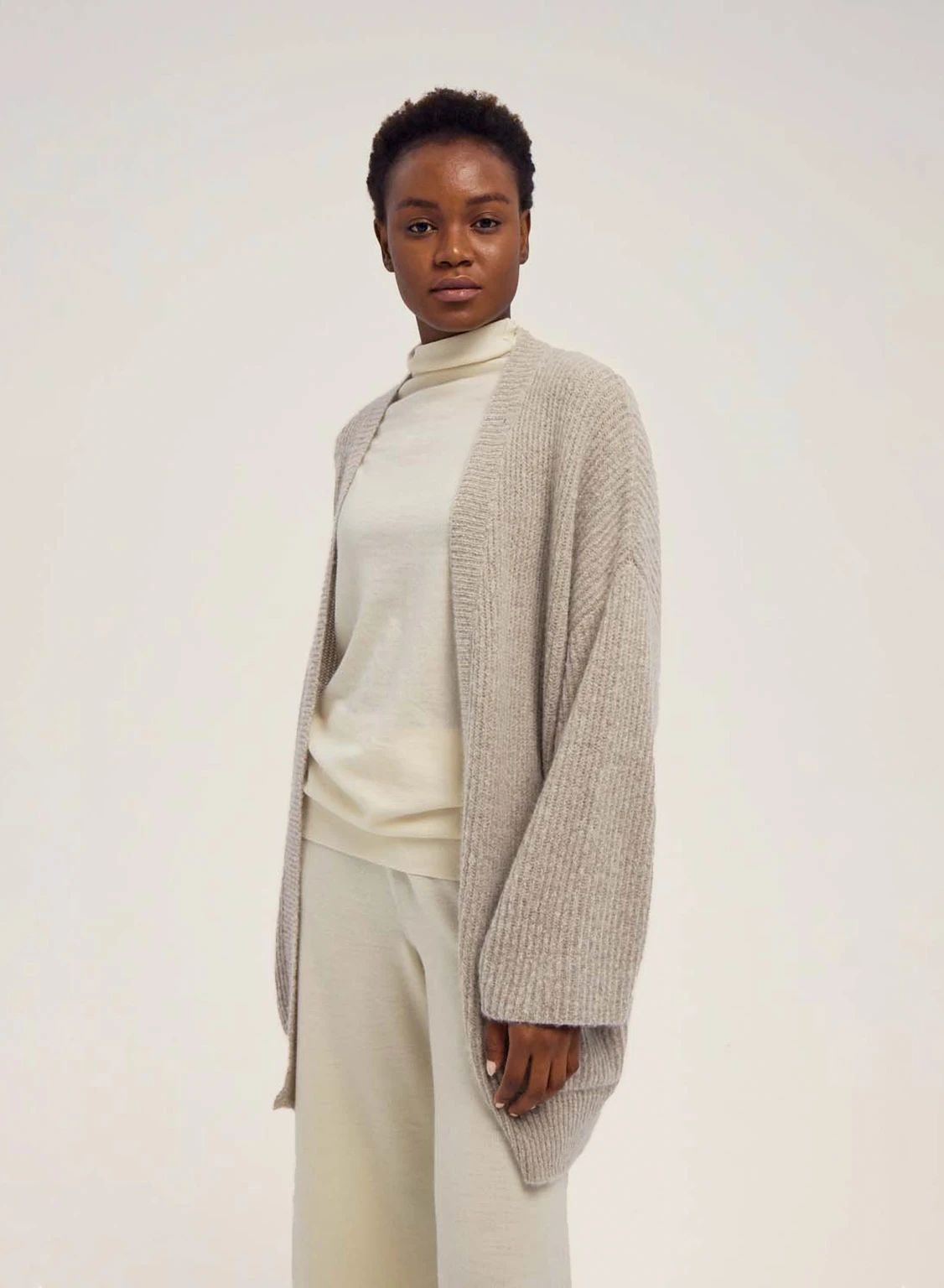 Drape yourself in our luxurious 100% cashmere with this beautiful soft cardigan. Our knit soft ca... | Gentle Herd