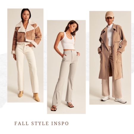 Fall outfits. Some favorites from Abercrombie. Wool trench coat, vegan leather puffer, cropped tweed blazer, shearling jacket, tailored pants. 

#LTKsalealert #LTKunder100 #LTKSeasonal