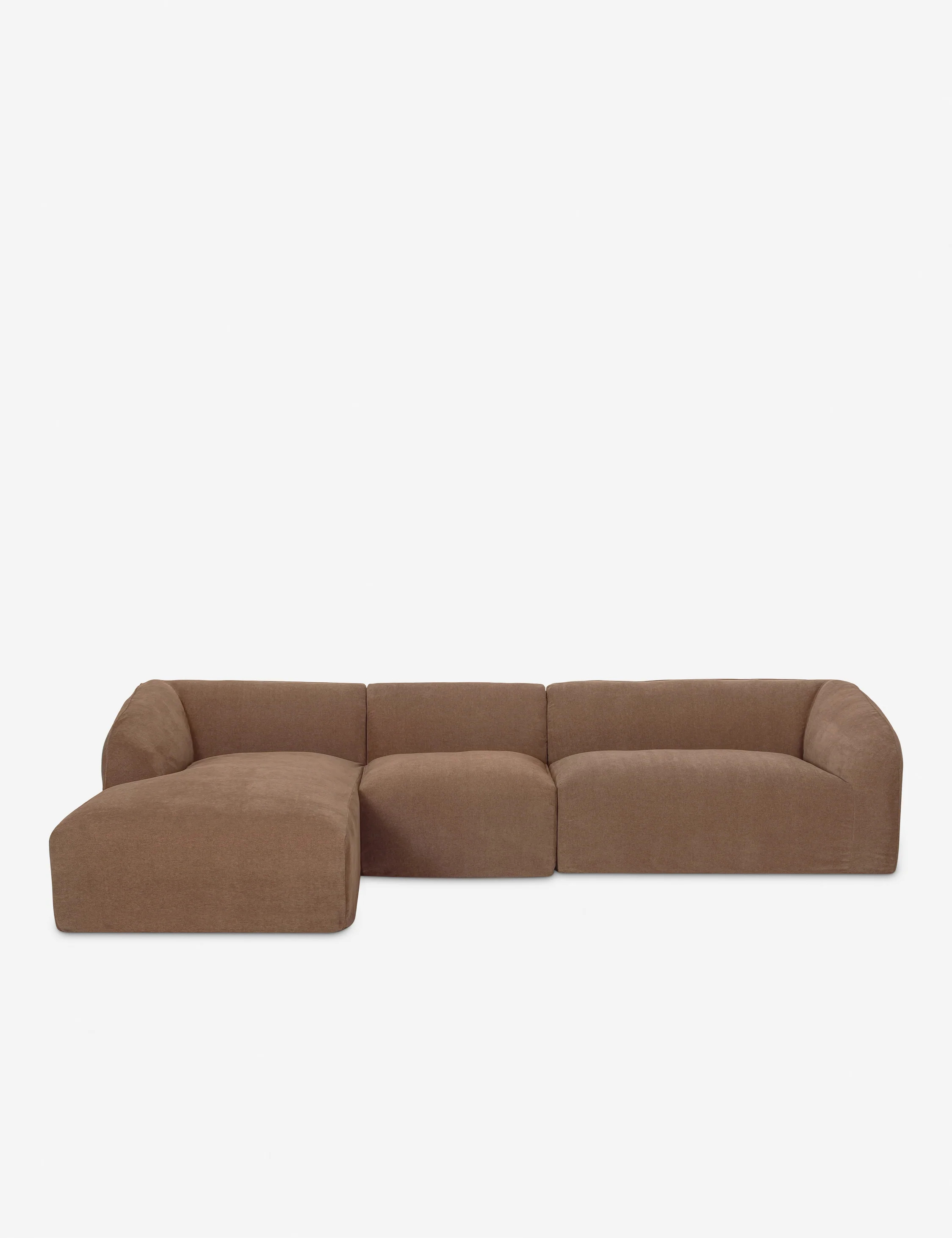 Maddox Modular 3-Piece Chaise Sectional Sofa | Lulu and Georgia 