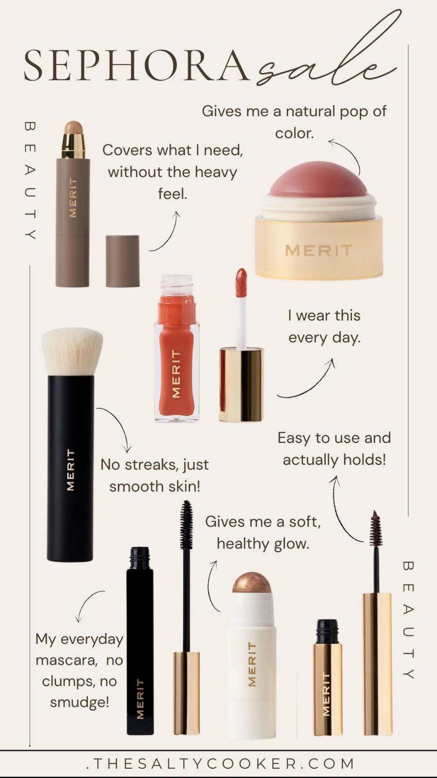 Merit Sephora Sale Items I love 

#LTKStyleTip #LTKBeauty #LTKSaleAlert