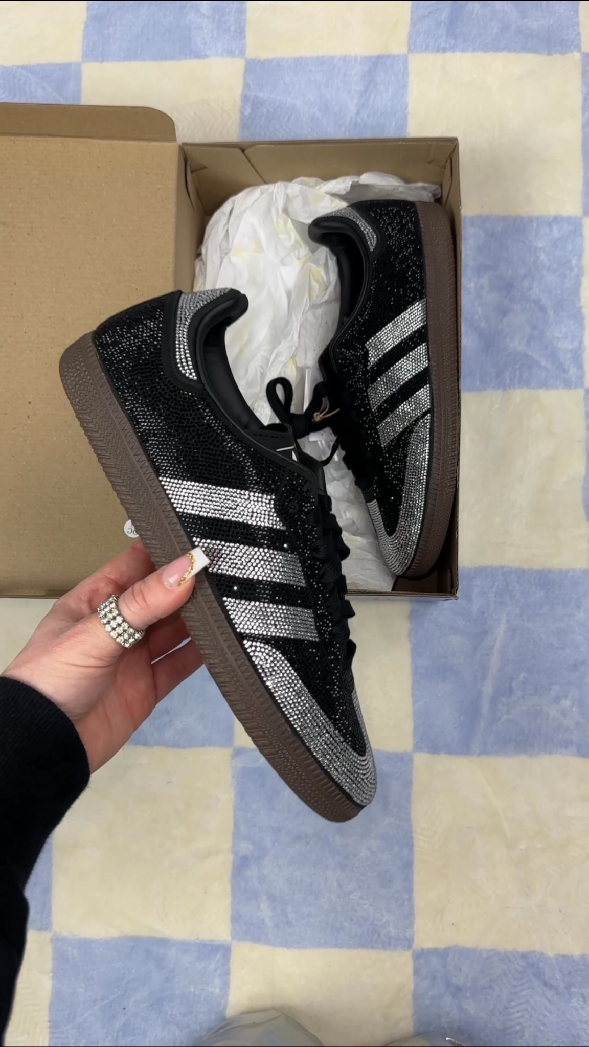 Adidas Samba Rhinestone 🖤