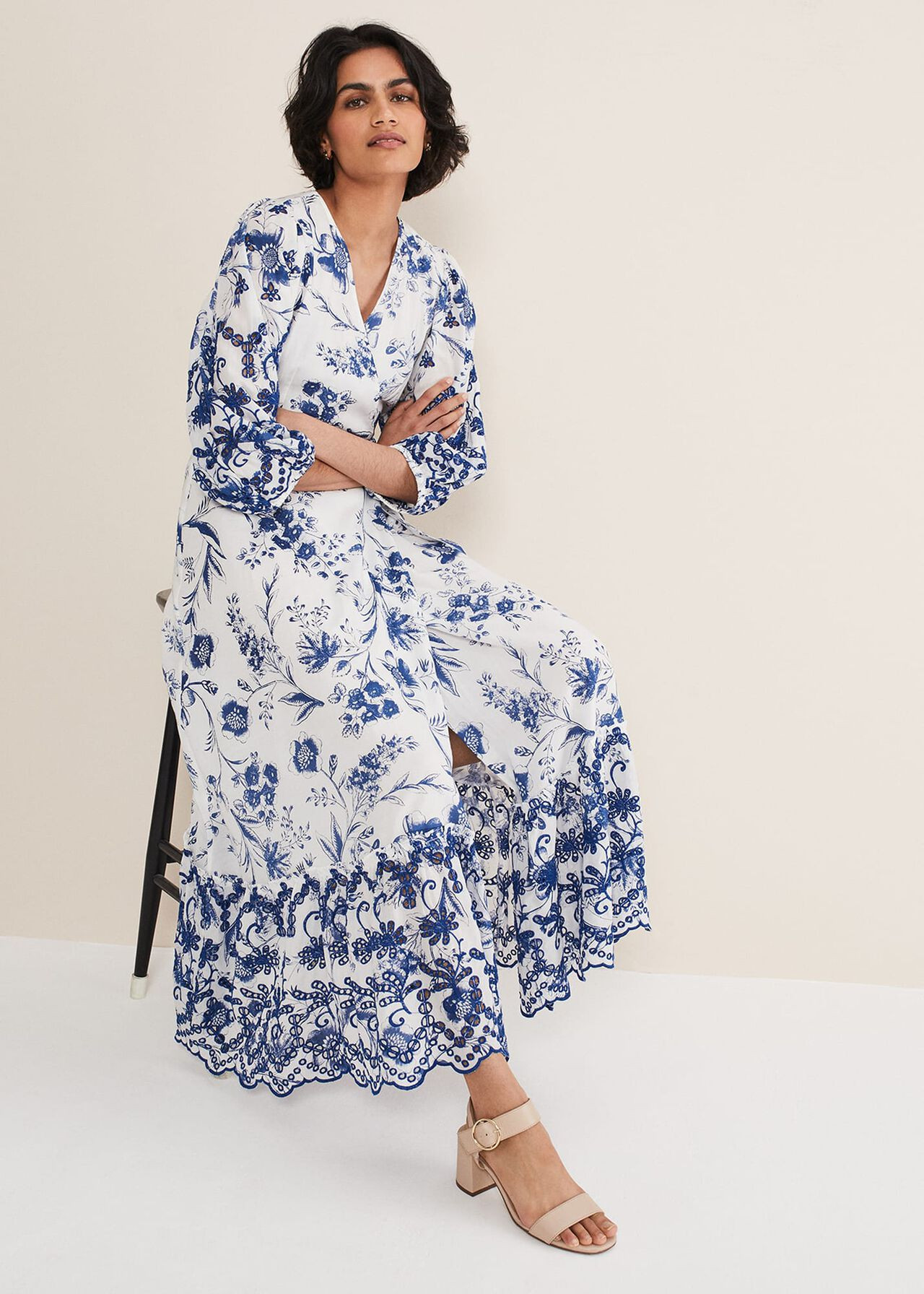 Abriella Floral Midi Dress | Phase Eight (UK)