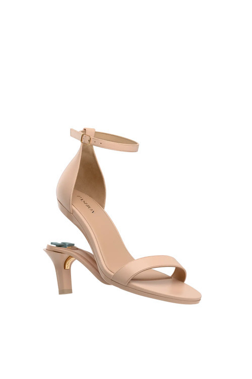 Pashion Footwear The Pashionista 3" Stiletto Convertible Heel in Sand Leather at Nordstrom, Size 9.5 | Nordstrom