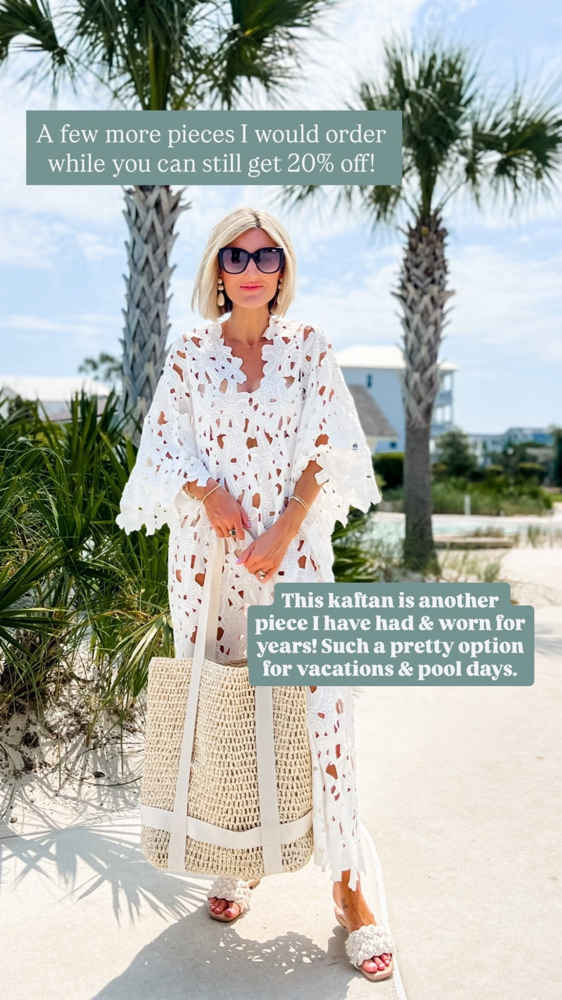 I love this white kaftan I got from @Anthropologie a few years ago! They still have it, and you can get it 20% off today with using code LOVERLY20

Loverly Grey, Anthropologie sale, swimsuit cover up, resort wear

#LTKSwim #LTKSaleAlert