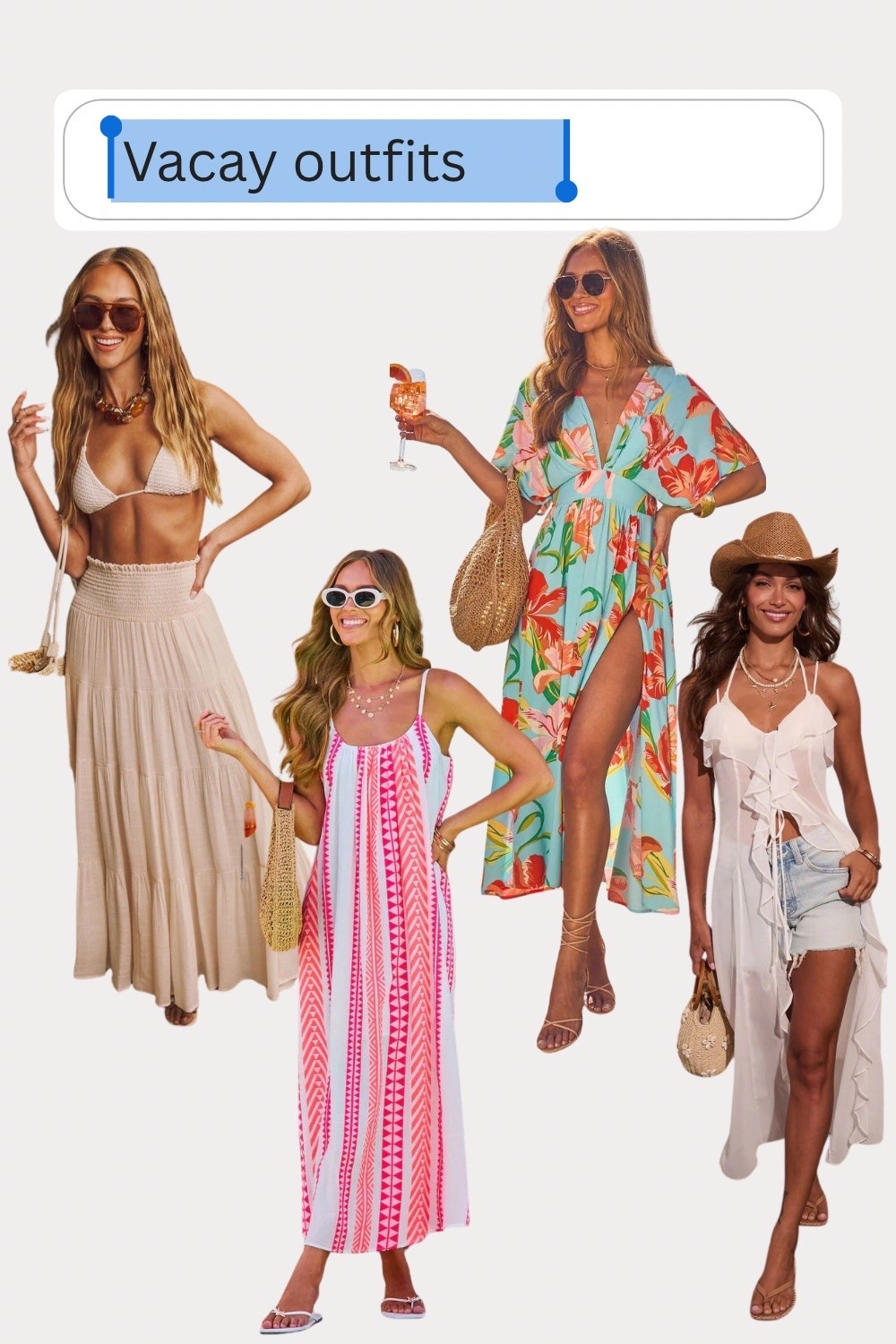 For my vacay girlies! 

Code: DANNA35 saves you 35% through May. 

Vacation style // vacation outfits // ootd // dresses // summer // floral print

#LTKootd #LTKSaleAlert #LTKTravel