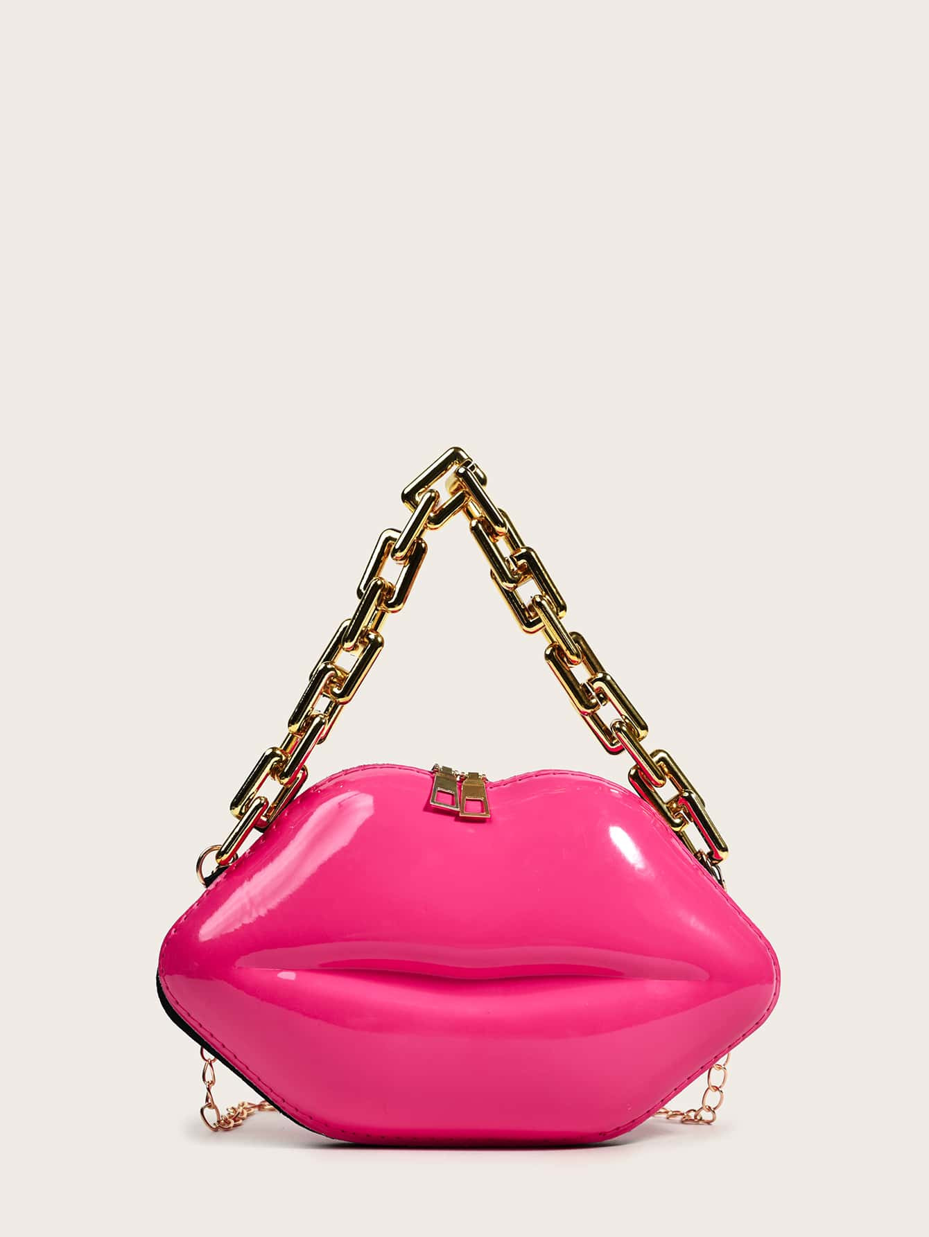 Lips Design Chain Satchel Bag SKU: sg2112023444142243(1000+ Reviews)$7.00Make 4 payments of $1.75... | SHEIN