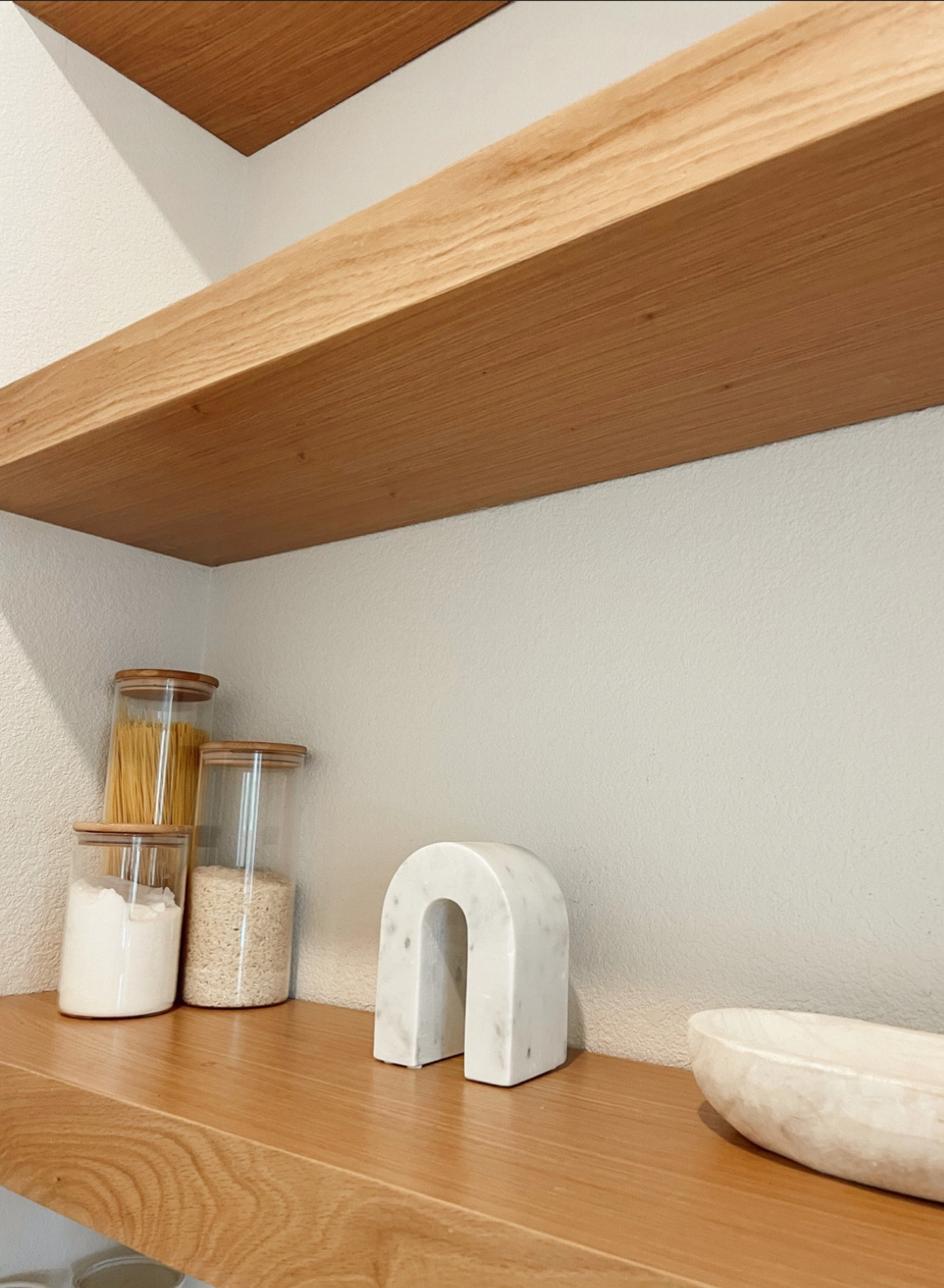 Entryway floating shelves. Marble rainbow decor. Glass storage containers. Home refresh. Home organization. 



#LTKstyletip #LTKhome #LTKunder100