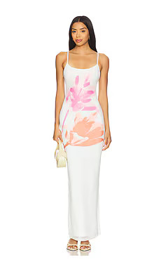 superdown Jobelle Maxi Dress in White Multi from Revolve.com | Revolve Clothing (Global)