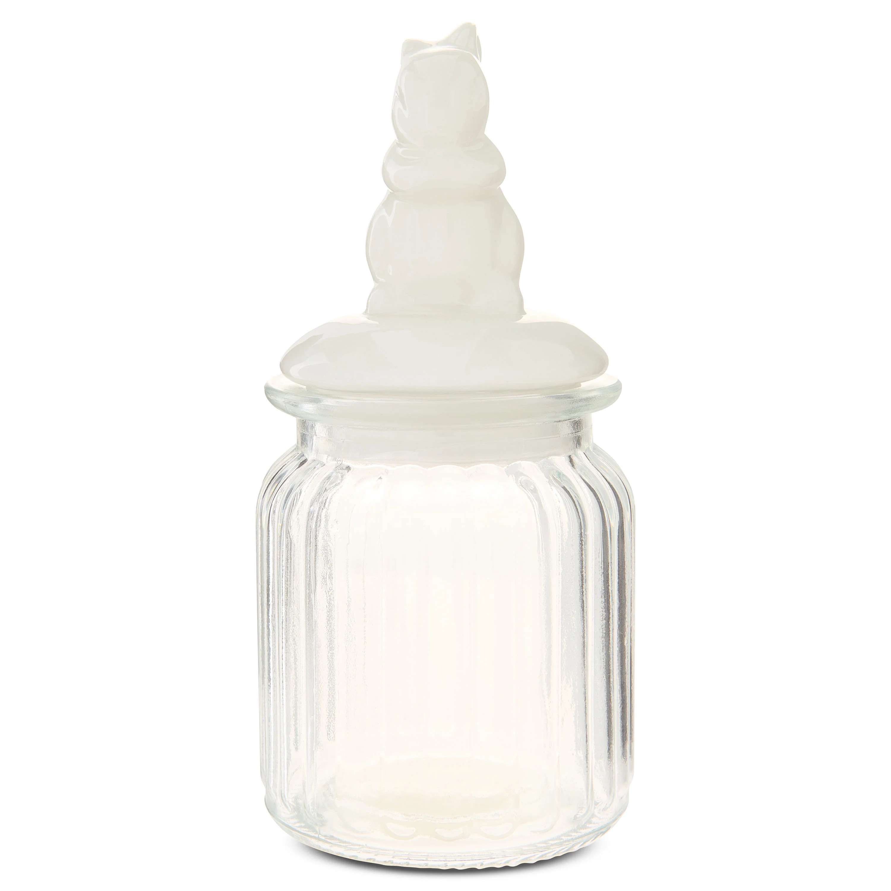 Glass Jar Decoration with Ceramic Bunny Lid, White, 6.5", Easter by Way To Celebrate | Walmart (US)