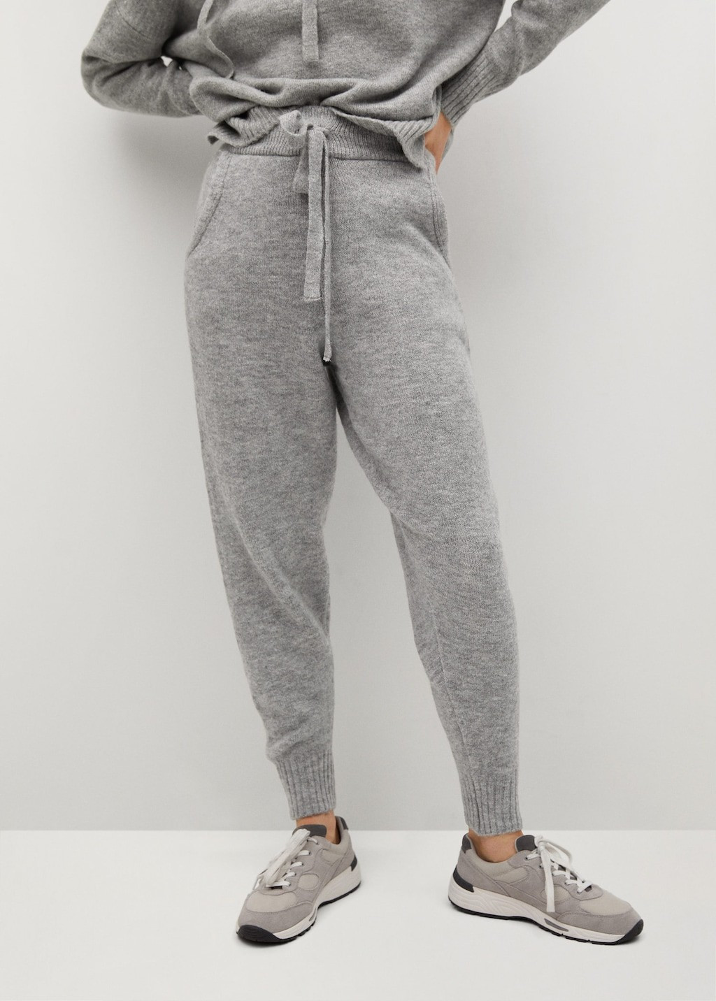 Knit jogger-style trousers | MANGO (US)
