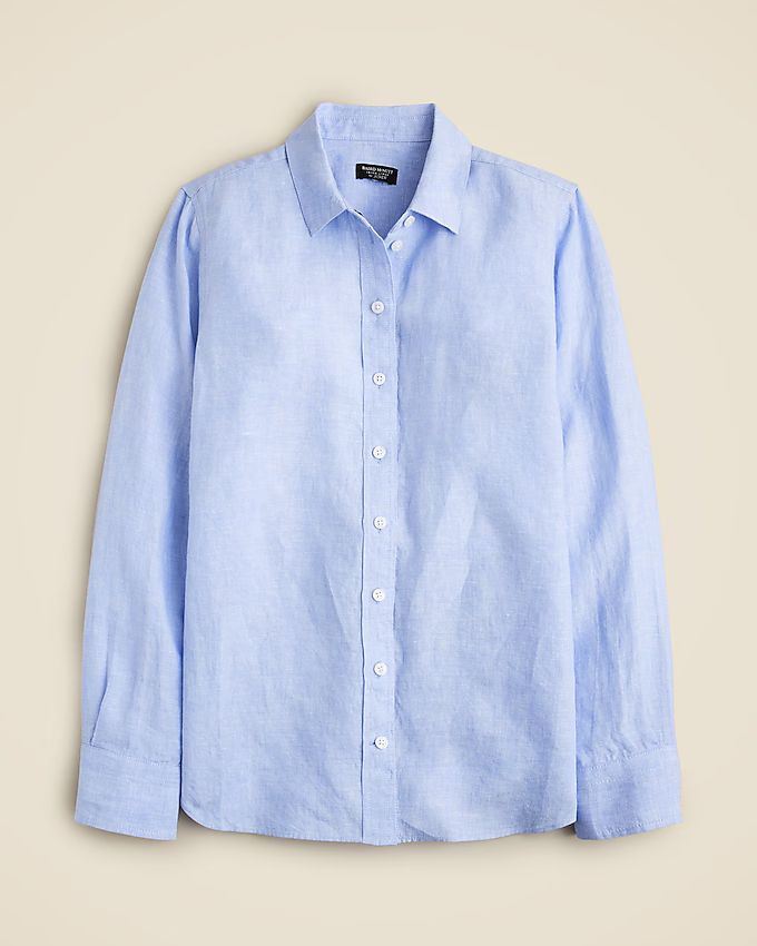 Wren slim shirt in Baird McNutt Irish linen | J. Crew US