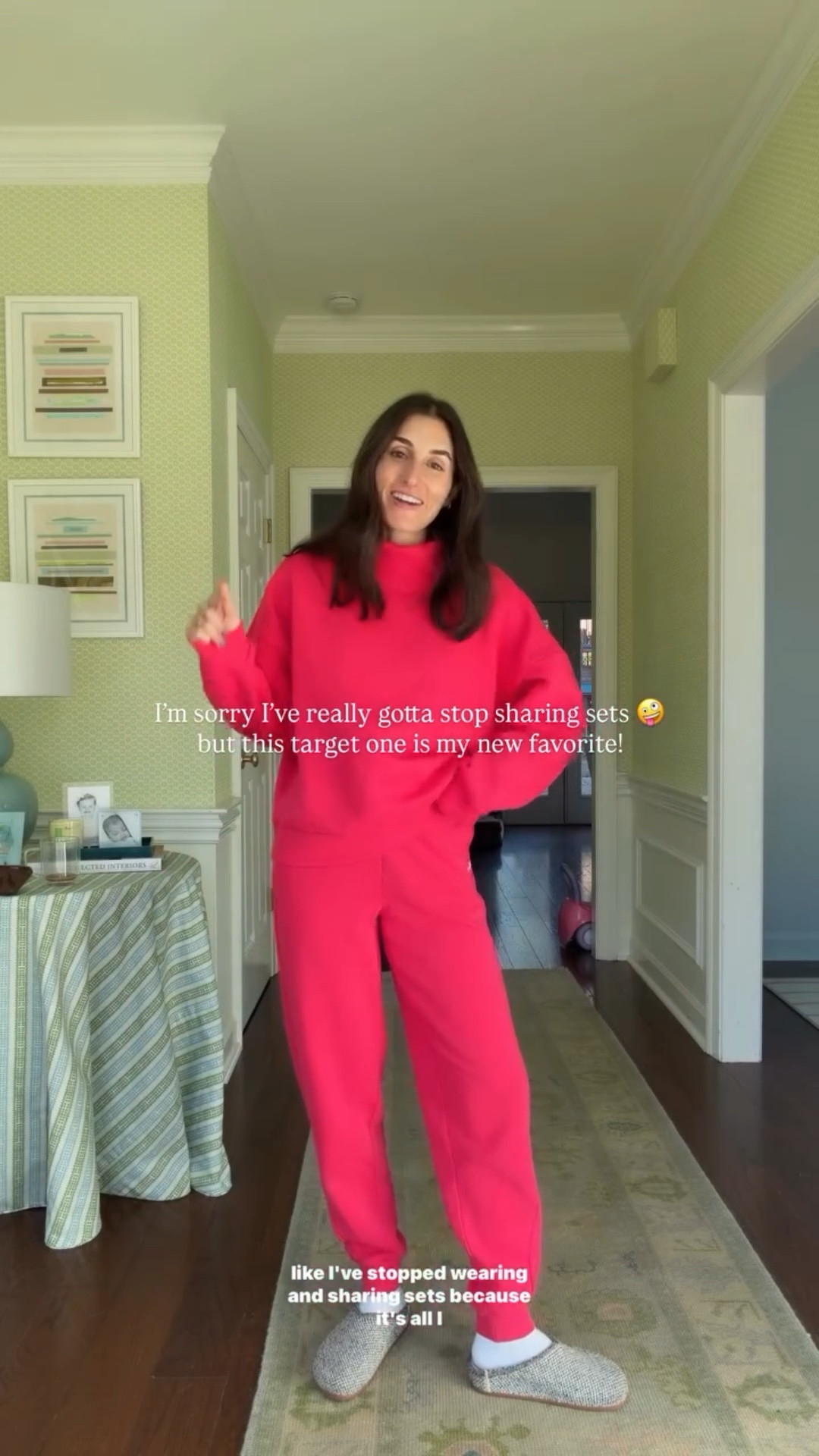 Wearing a small in the pullover and xxs in the pants! 🩷 

#LTKFindsUnder100 #LTKFindsUnder50 #LTKSaleAlert