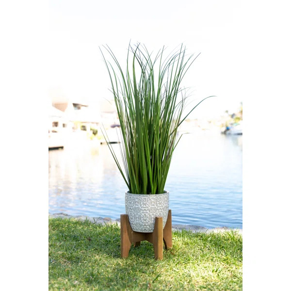 Artificial Onion Grass in Pot | Wayfair North America