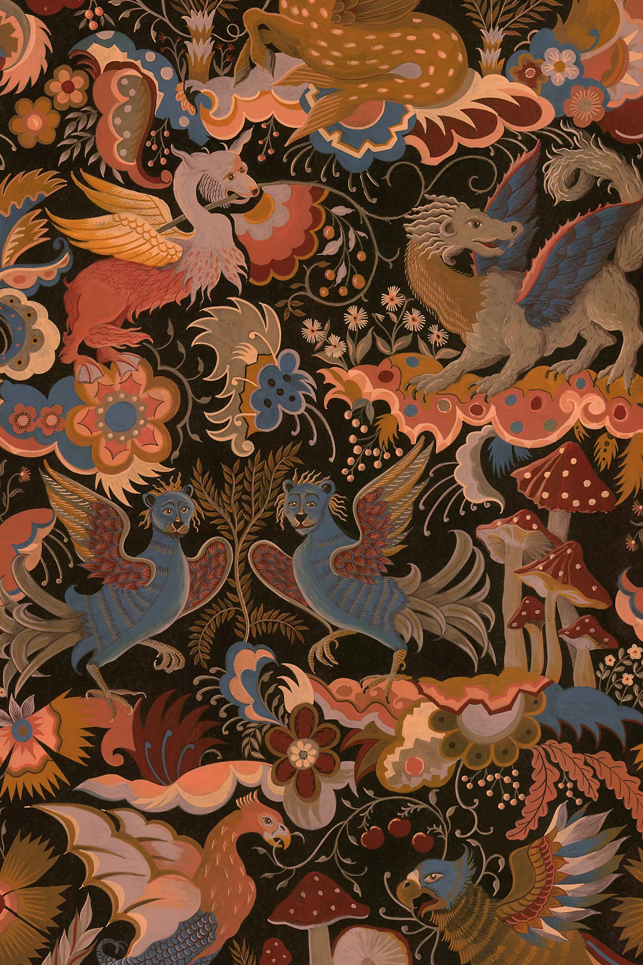 House of Hackney Phantasia Wallpaper | Anthropologie (US)