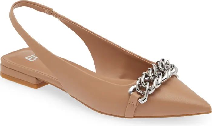 Camille Pointed Toe Slingback Flat (Women) | Nordstrom