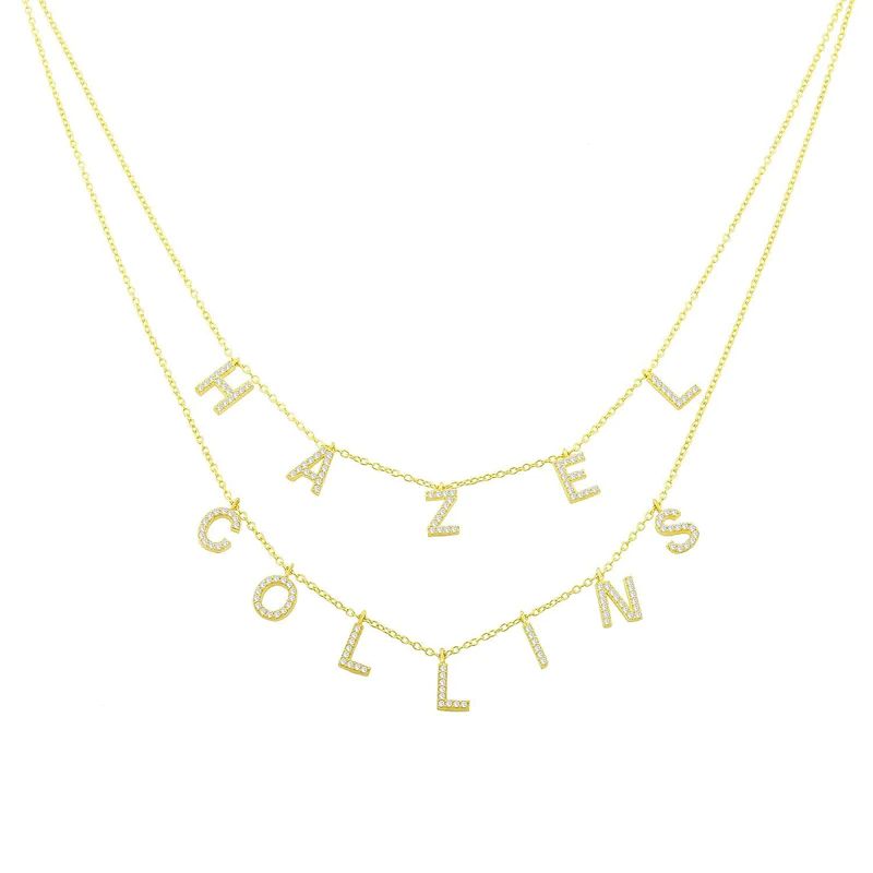 It's All in a Name™ Personalized Double Layer Necklace | The Sis Kiss