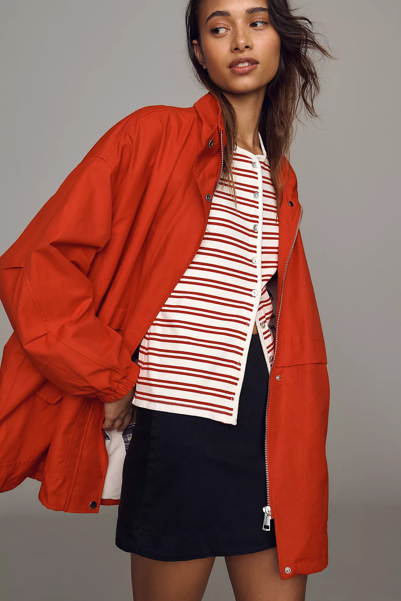 Maeve Oversized Lightweight Jacket | Anthropologie (US)