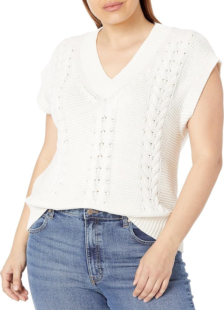 Women's Camille Cable Sweater Vest | Amazon (US)